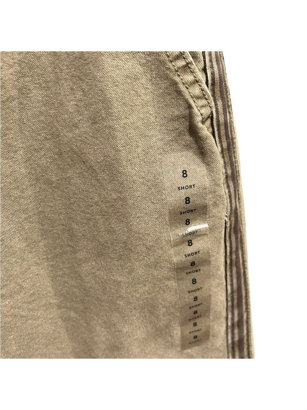 AMERICAN EAGLE Maddie Kensey Ziegler Wide Leg Baggie Pants Khaki Green Sz 8 NWT - Picture 6 of 9